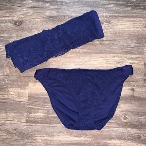 Two piece swim suit